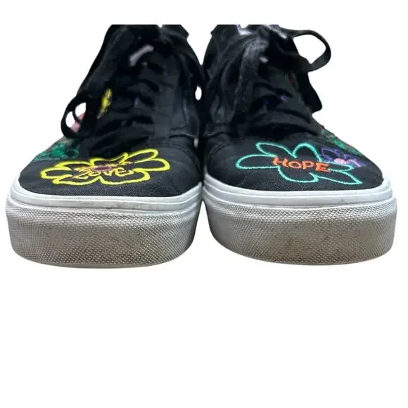 VANS Old Skool Cultivate Care Classic Canvas Sneakers Unisex M8.5/W10 Black Boho - Picture 3 of 11